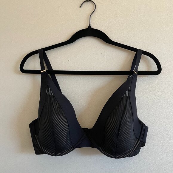 NWOT ThirdLove Shadow Stripe Plunge Bra - Picture 1 of 3
